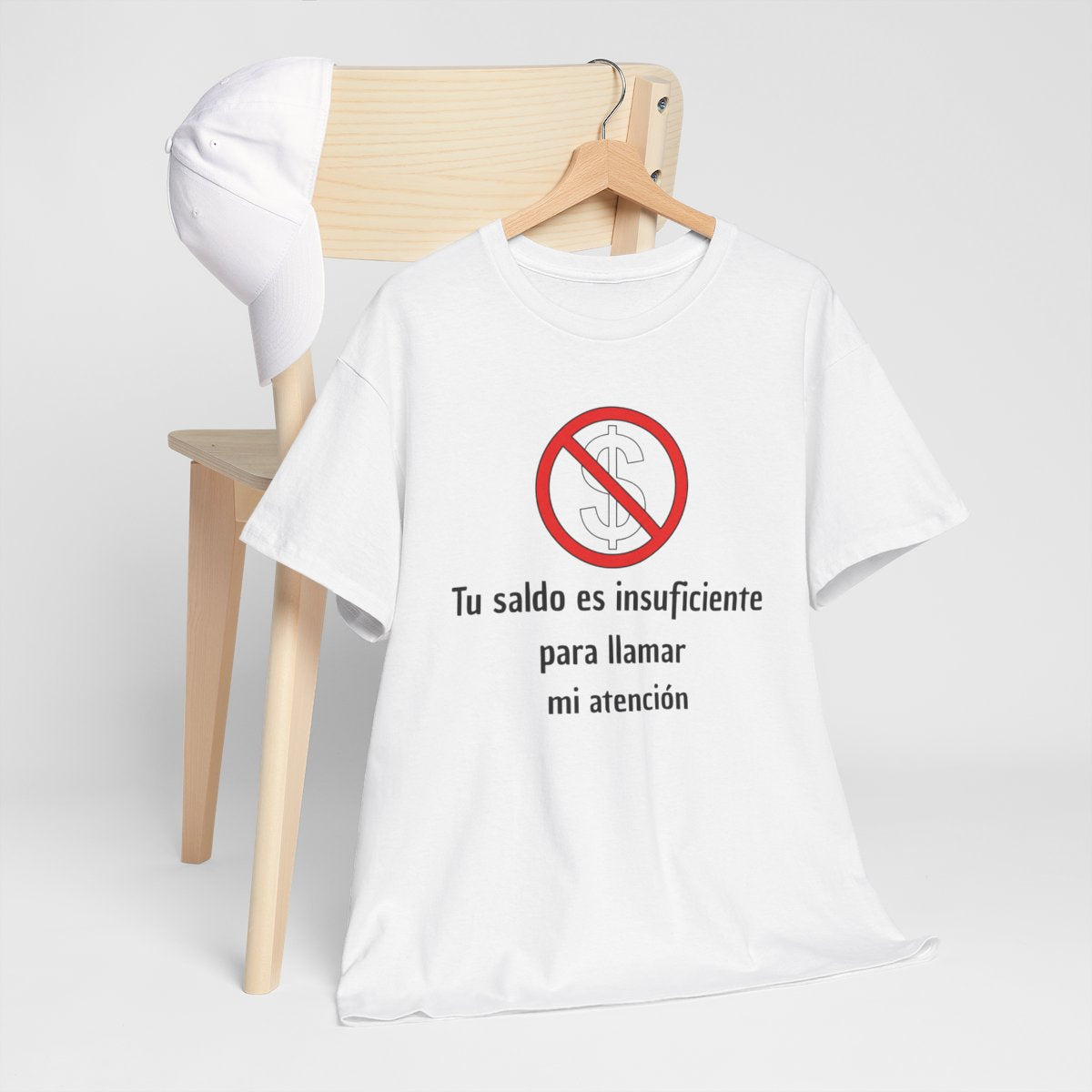 Camiseta Unisex Clásica de Algodón Tu saldo es insuficiente