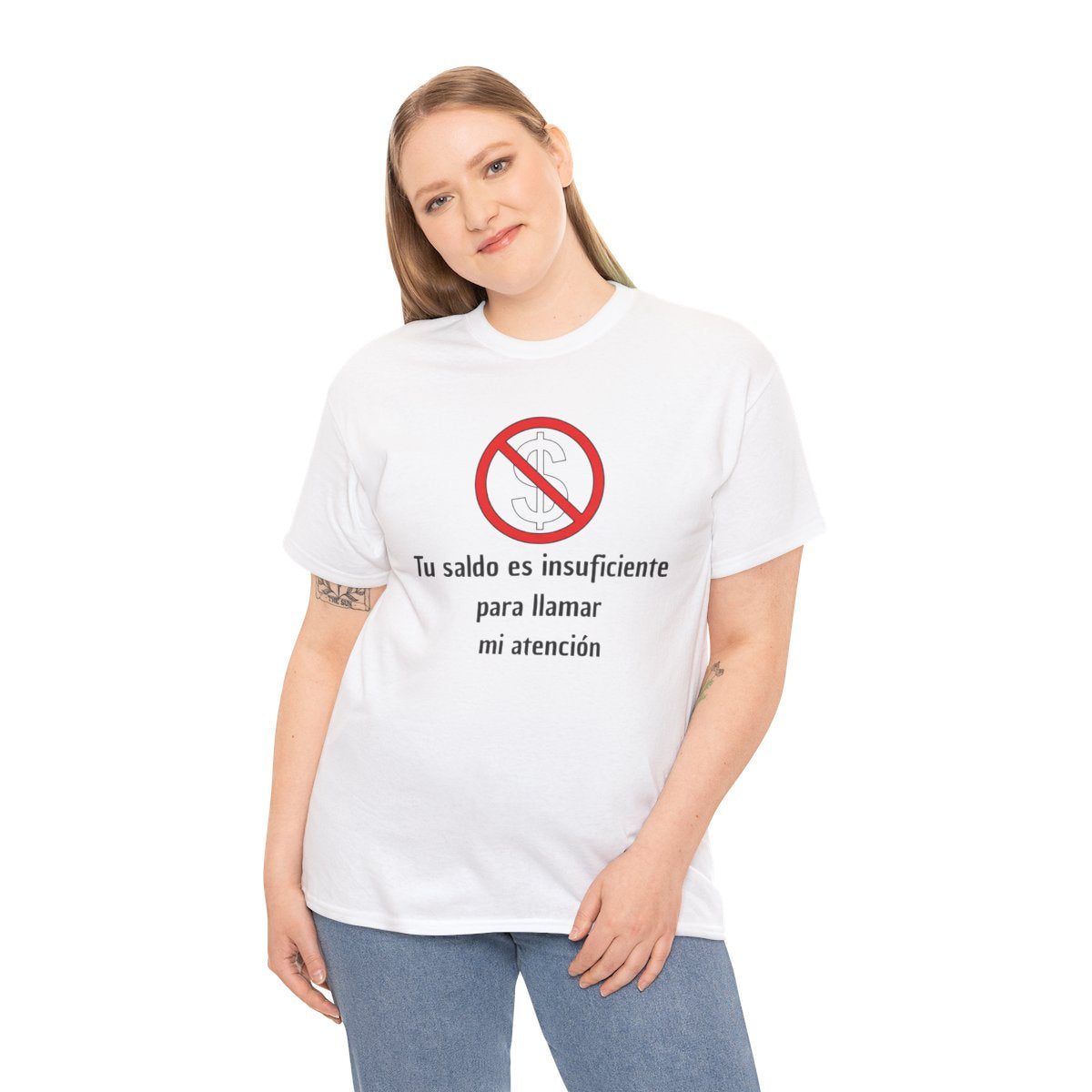 Camiseta Unisex Clásica de Algodón Tu saldo es insuficiente